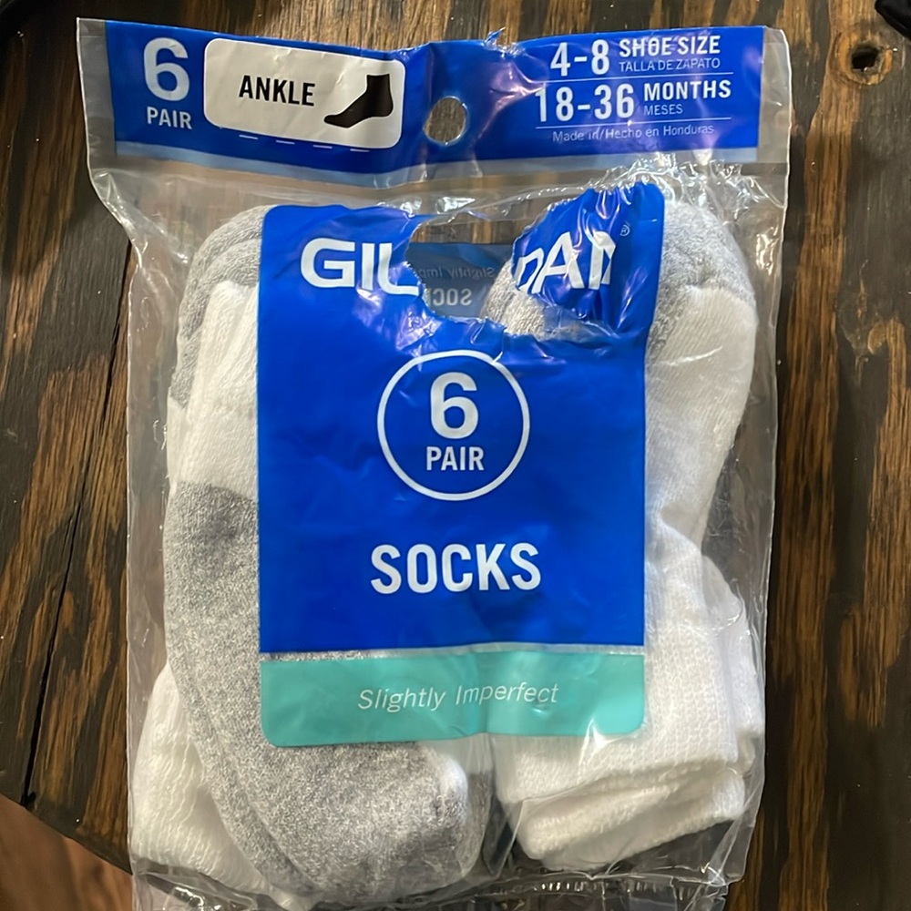 5 pairs of Ankle socks Size 18-36 Months